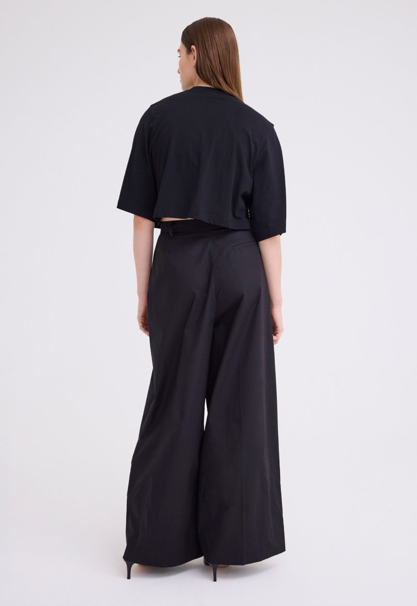 Jac + Jack Levant Wide Leg Pant - Black